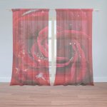 Sablio Záclony Růže: 2ks 150x250cm – Hledejceny.cz