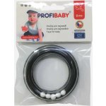 PROFIBABY Baby kroužek chrastítko s kuličkami černobílé – Zbozi.Blesk.cz