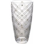 Křišťálová váza se zlatem, VLADYO, Gold Crystal, 20,5 cm – Zboží Dáma