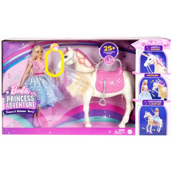 Barbie Adventure Princezna a kůň baterie