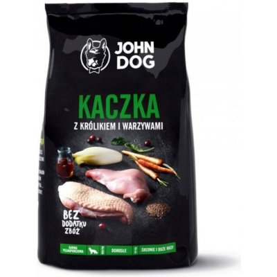 John Dog Premium střední a velká plemena kachna s králíkem a zeleninou 3 kg – Zboží Mobilmania