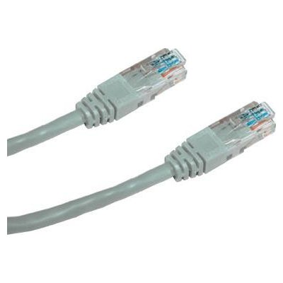 Datacom 50271407 Křížený UTP patch, Cat5e, 10m šedý