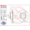 Brzdový kotouč Souprava brzd, kotoučová brzda BREMBO KT 10 002 (KT10002)