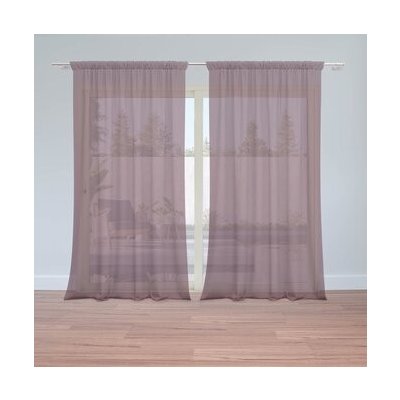 Sablio Záclony Červeno fialová: 2ks 150x250cm – Hledejceny.cz