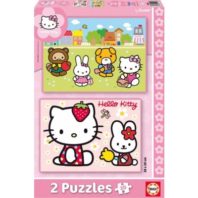Educa 14219 CARDBOARD Hello Kitty 2 x 20 dílků – Zbozi.Blesk.cz