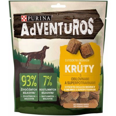 Purina Adventuros snack dog nugetky s kančí přích. 90 g