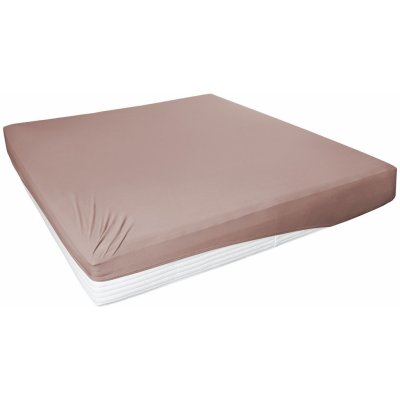 Primera Žerzejové napínací prostěradlo nugát 180-200x200 – Zboží Dáma