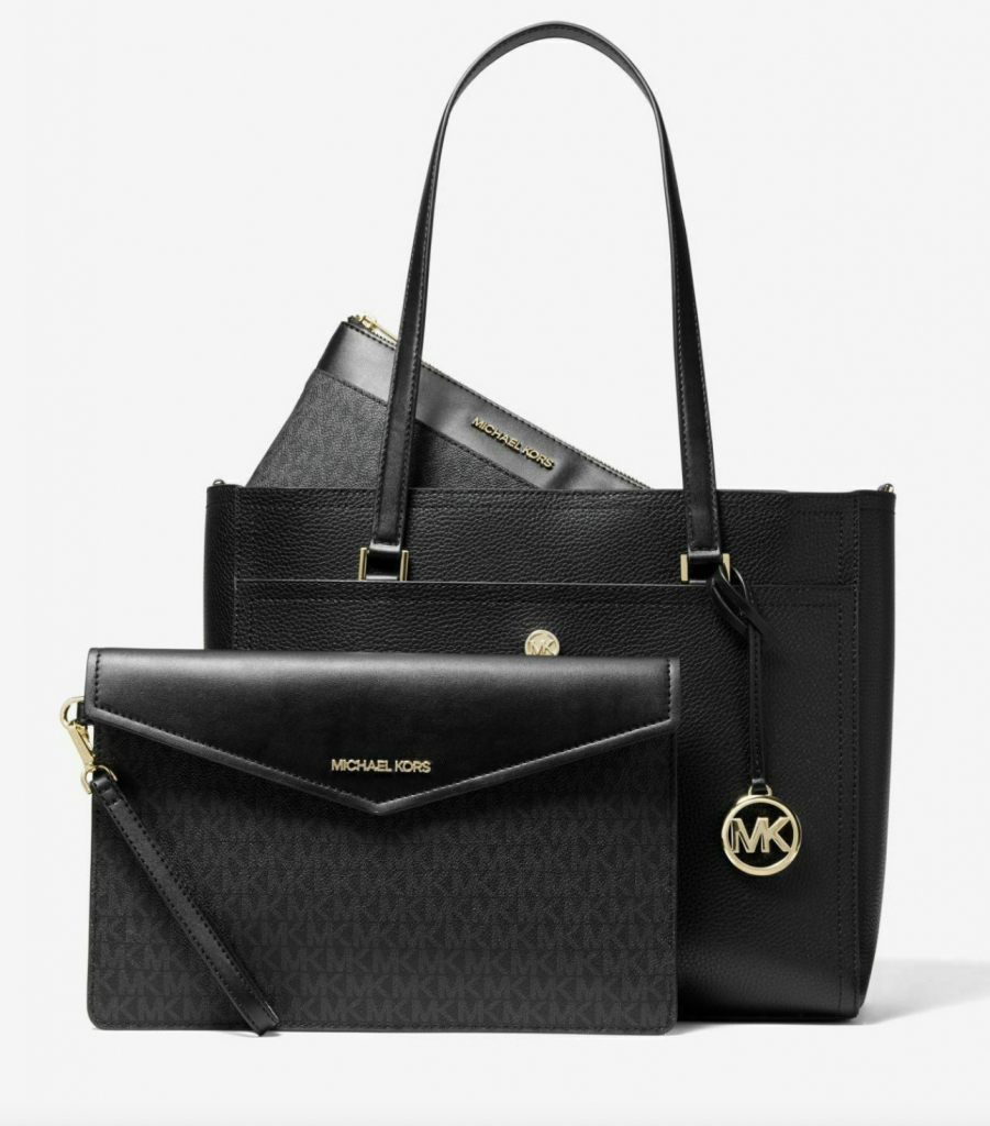 Michael Kors Set 3 kabelek 3 v 1 Maisie černá