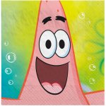 Amscan papírové ubrousky Spongebob a přátelé 16ks 33x33cm – Zboží Mobilmania