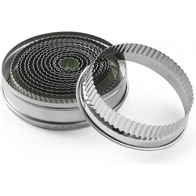 Sada kulatých vykrajovátek - 35 mm - 14 ks - vroubkované | Hendi 674413% – Hledejceny.cz