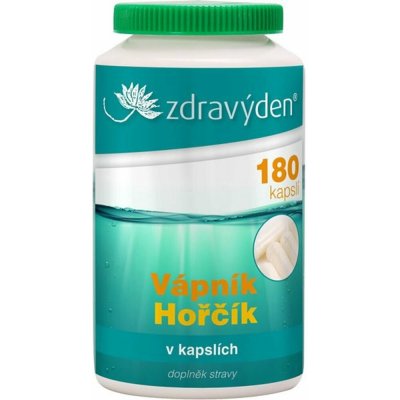 Zdravý den Vápník a hořčík 180 kapslí – Hledejceny.cz