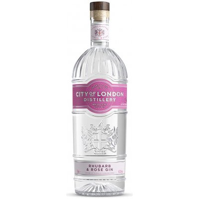City of London Rhubarb & Rose gin 0,7L 40,3% (holá láhev)