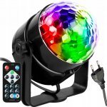 Iso Trade RGB PROJEKTOR KULOVÁ DISCO KOULE SVĚTLOMET – Sleviste.cz