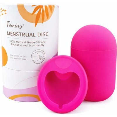 Feminy Sada Menstruační disk + sterilizér Barva Růžová Velikost S – Sleviste.cz