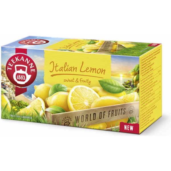 Teekanne Italian Lemon 20 x 2 g od 39 Kč - Heureka.cz