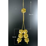 EUROFIRANY DEKORAČNÍ ŠŇŮRA NA ZÁVĚS 9 ŽLUTÁ – Sleviste.cz