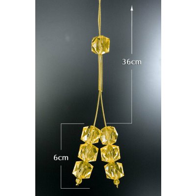 EUROFIRANY DEKORAČNÍ ŠŇŮRA NA ZÁVĚS 9 ŽLUTÁ – Sleviste.cz