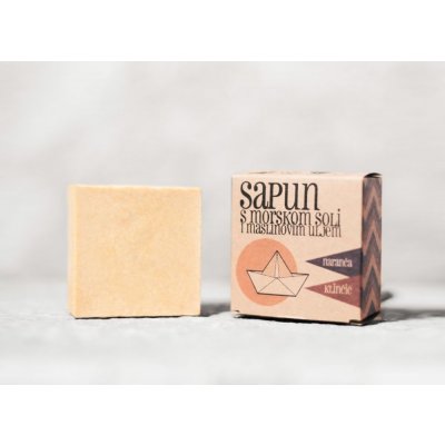Sapunoteka Soap Sea Salt Orange & Clove mýdlo 115 g – Zboží Dáma