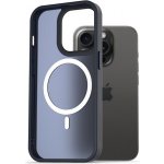 Pouzdro AlzaGuard Matte Case Compatible with MagSafe iPhone 15 Pro tmavě modré – Zboží Mobilmania