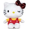 Plyšák Hello Kitty 50.výročí červená 22 cm