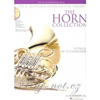 THE HORN COLLECTION easy intermediate + Audio Online / lesní roh f horn + klavír