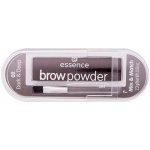 Essence Brow Powder Set paletka pudrů na obočí hnědá 2,3 g – Zboží Dáma