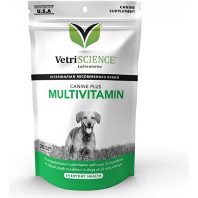 VetriScience Canine Plus Multivitamin 27+ Active Health 30 ks 105 g – Hledejceny.cz