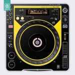 Doto Design Skin CDJ 800 COLORS DVS Yellow – Zboží Živě