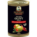 Franz Josef Kaiser zelené olivy plněné pálivou paprikovou pastou 314 ml – Zbozi.Blesk.cz