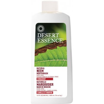 Desert Essence Ústní voda Neem skořice a máta 480 ml