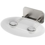 Ravak Ovo P II Sedátko do sprchy, sklopné Clear, nerez/čirý plast B8F0000048 – Zboží Mobilmania