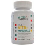 NutriWorks MULTI-VITA-MINERALS 120 kapslí 77 g – Hledejceny.cz