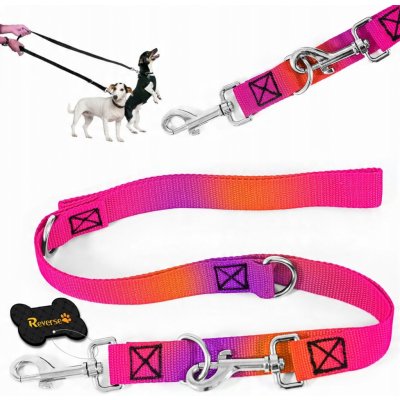 VODÍTKO PRO PSA NASTAVITELNÉ PŘEPÍNACÍ VÝCVIKOVÉ PEVNÉ WE 25mm 3,2m – Zboží Dáma