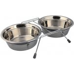 Trixie stojánek + 2 misky se silikonovým kroužkem 1500 ml/21 cm – Zboží Mobilmania