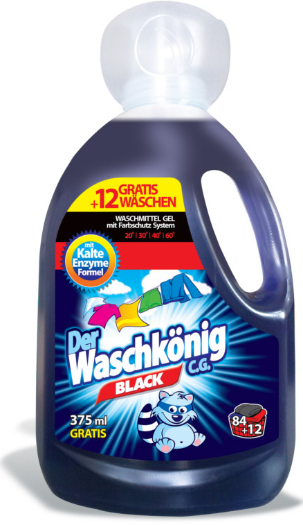 Waschkönig Black prací gel 3,375 l 96 PD
