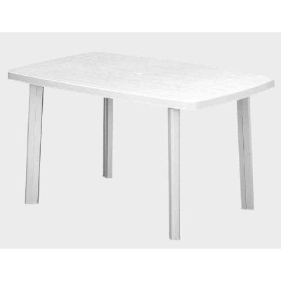 BIBL Brno sro Plastový zahradní stůl Faro bílý – Sleviste.cz