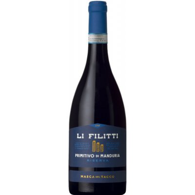 Masca del Tacco Riserva Primitivo Li Filitti Masca del Tacco suché červené 2021 14,5% 0,75 l (holá láhev) – Hledejceny.cz