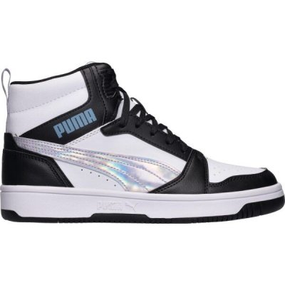Puma Rebound V6 Mid Space Belle Jr dětské kotníkové tenisky bílá – Sleviste.cz
