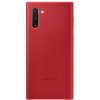 Pouzdro a kryt na mobilní telefon Samsung Samsung Leather Cover Galaxy Note10 Red EF-VN970LREGWW