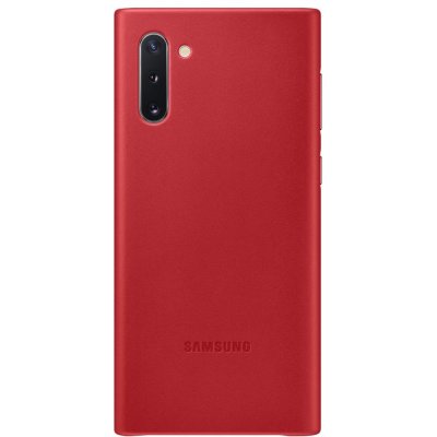 Samsung Leather Cover Galaxy Note10 Red EF-VN970LREGWW