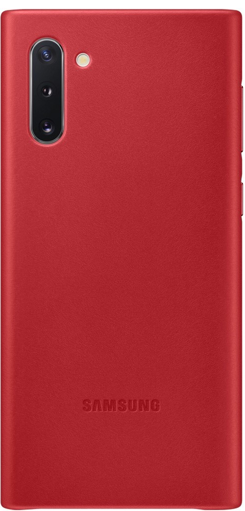 Samsung Leather Cover Galaxy Note10 Red EF-VN970LREGWW