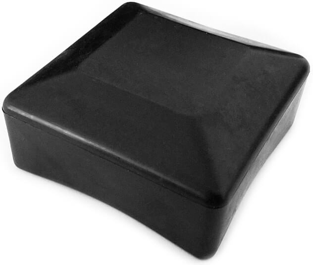 Krytka převlečná PVC; 60x60mm; Černá