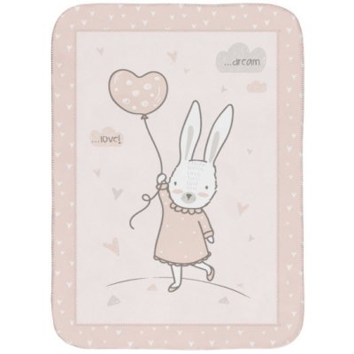KikkaBoo Dětská deka Super Soft Rabbits in Love
