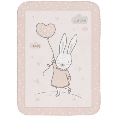 KikkaBoo Dětská deka Super Soft Rabbits in Love – Zboží Dáma