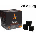 Addictedcoals Addicted Platinum 26 mm kokosové uhlíky 20 kg – Zboží Dáma