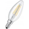 Žárovka Osram VALUE E14 4W/827 CLB40W Filament svíčka teplá bílá