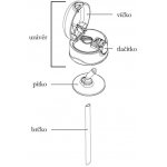 Thermos FUNtainer 470 ml černá – Zboží Dáma