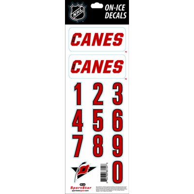 Sportstape ALL IN ONE HELMET DECALS - CAROLINA HURRICANES – Zbozi.Blesk.cz