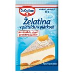 Dr.Oetker želatina v plátcích 10 g – Sleviste.cz