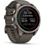 Garmin Fénix 9 - 47 mm, AMOLED, Sapphire, Titanium / Pebble Gray 010-04762-01 – Zboží Živě